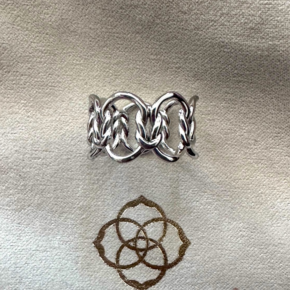 Kendra Scott Silver Chain Link Ring